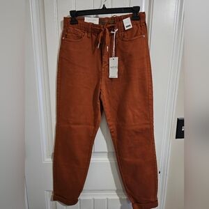 Judy Blue High Rise Orange Jeans Relaxed Fit